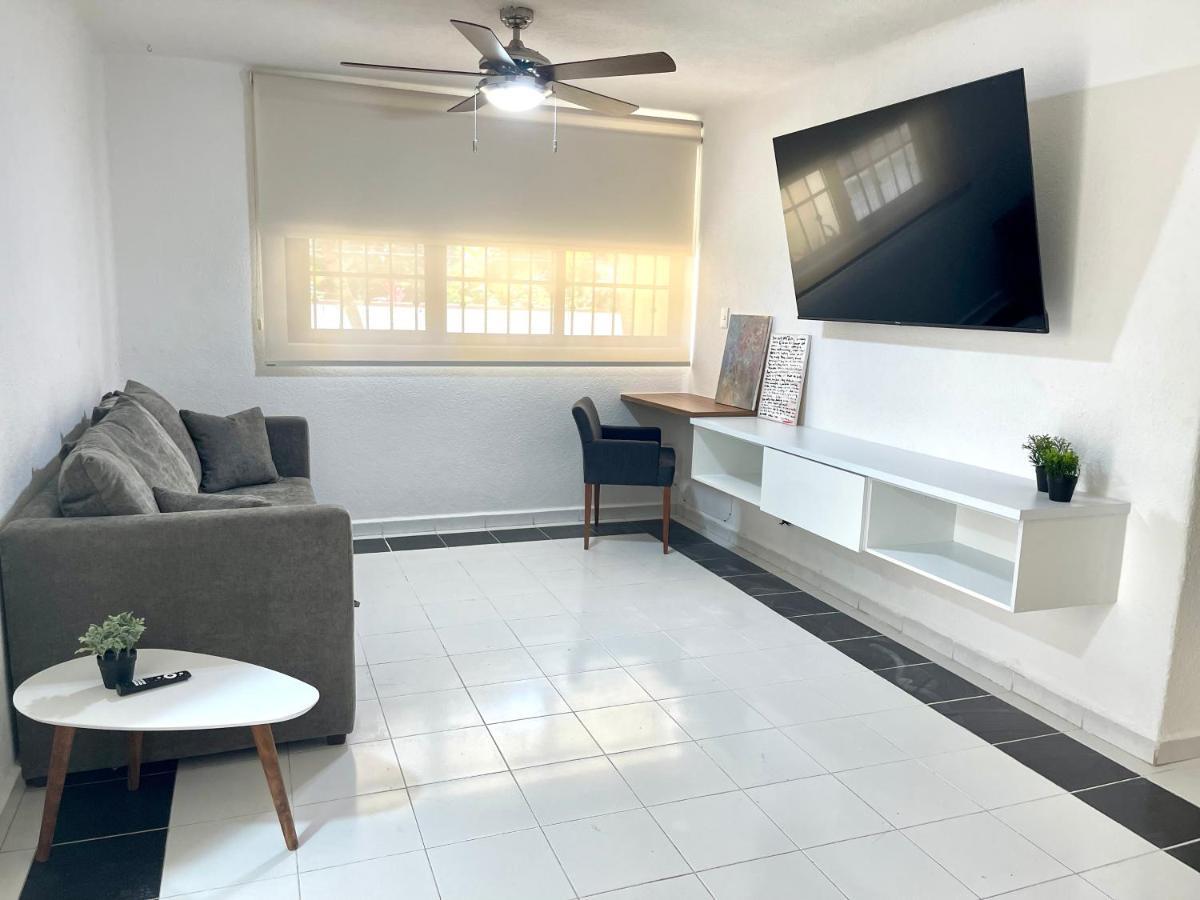 D1 Prime Location 3 Bedroom Ground Floor Spacious Apartment Cancún Exteriör bild